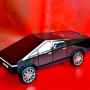 Tesla Cybertruck Shape Bluetooth Portable Speaker LED Screen XHD SOUND